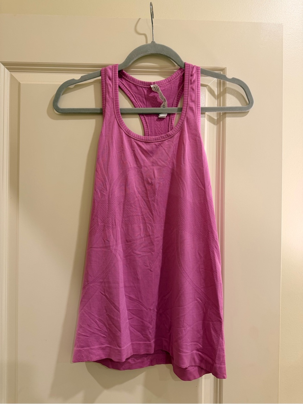 Lululemon Pink Racerback Performance Tank Size 8